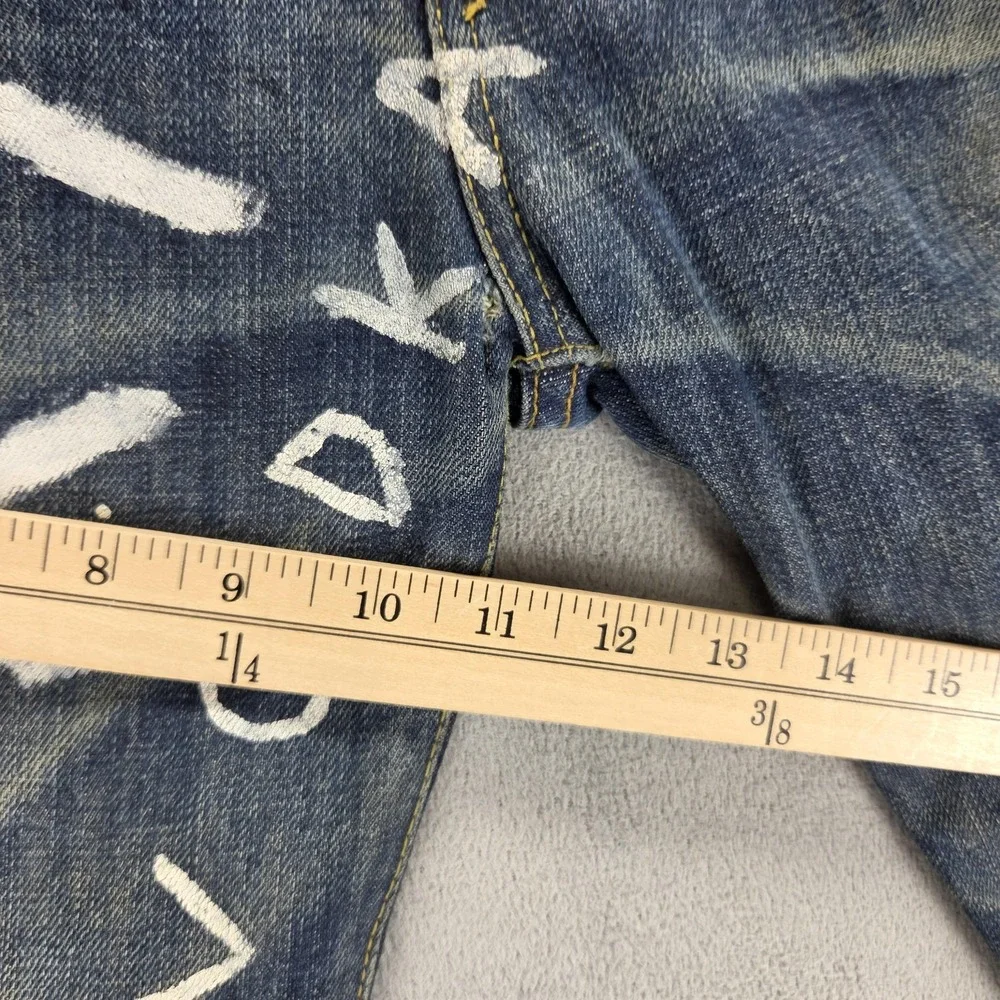Vintage Levis 501 Jeans Mens Blue Selvedge LVC Thrashed Honeycomb USA Fits 30x30